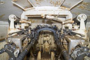 Ligne Maginot - ROCHONVILLERS - A8 - (Ouvrage d'artillerie) - Bloc 2
Tourelle pour deux tubes de 75 mle 33 