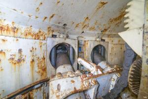 Ligne Maginot - ROCHONVILLERS - A8 - (Ouvrage d'artillerie) - Bloc 3
Tourelle pour deux tubes de 75 R 32