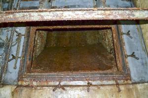 Ligne Maginot - ROCHONVILLERS - A8 - (Ouvrage d'artillerie) - Bloc 5
En pied du bloc, local de récupération des douilles usagées