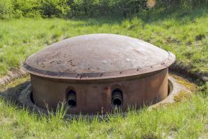 Ligne Maginot - ROCHONVILLERS - A8 - (Ouvrage d'artillerie) - Bloc 6
Tourelle de 135 en batterie