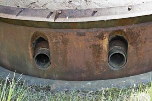 Ligne Maginot - ROCHONVILLERS - A8 - (Ouvrage d'artillerie) - Bloc 6
Tourelle de 135