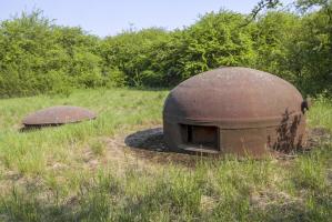 Ligne Maginot - ROCHONVILLERS - A8 - (Ouvrage d'artillerie) - Bloc 6
Cloche GFM et tourelle de 135