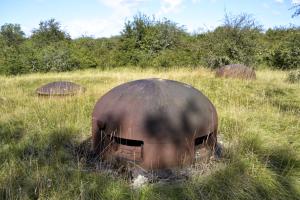 Ligne Maginot - ROCHONVILLERS - A8 - (Ouvrage d'artillerie) - Bloc 7
Cloche GFM type A et tourelle de 135