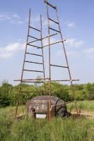 Ligne Maginot - ROCHONVILLERS - A8 - (Ouvrage d'artillerie) - Bloc 8
L'une des deux cloches GFM recouverte d'une structure métallique récente