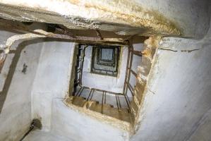 Ligne Maginot - HOBLING - A23 - (Ouvrage d'infanterie) - Bloc 1
Cage d'escalier