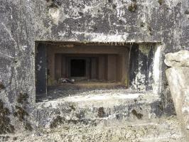 Ligne Maginot - WAELDSCHEN 2 - (Blockhaus pour arme infanterie) - L'embrasure pour mitrailleuse