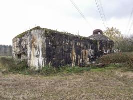 Ligne Maginot - MC07 - STG R - (Casemate d'infanterie - Double) - La façade frontale.