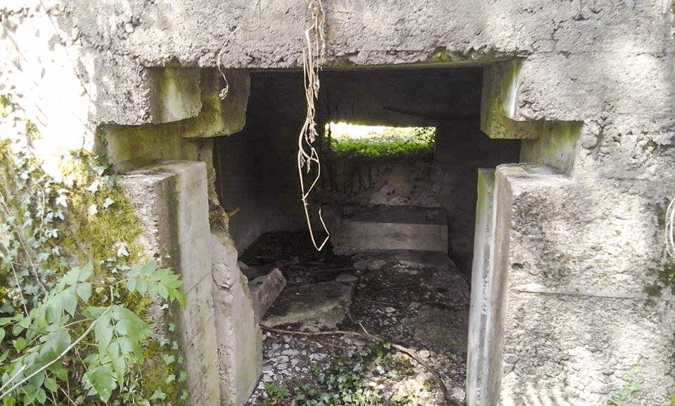 Ligne Maginot - STOCKEN 1 - (Blockhaus pour canon) - L'entrée du matériel - lanou