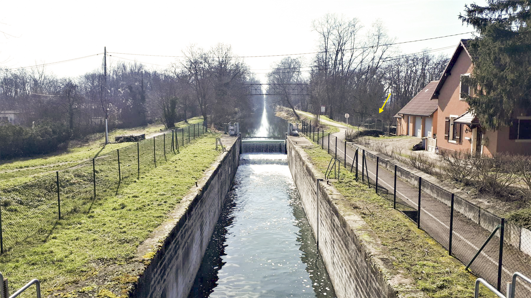 Ligne Maginot - B22 - ECLUSE 66 SUD - (Blockhaus pour arme infanterie) - L'écluse 66 et le bloc B22 - G.Fuchs