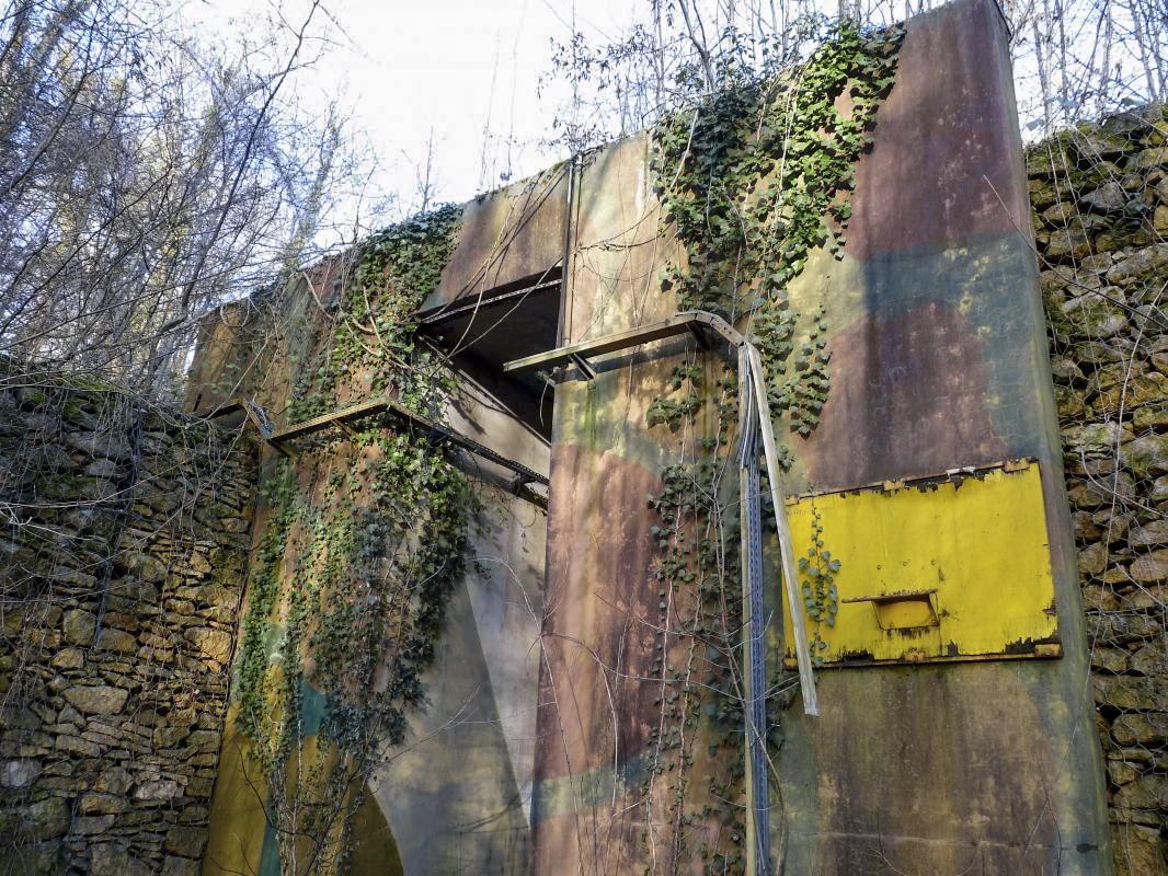 Ligne Maginot - ROCHONVILLERS - A8 - (Ouvrage d'artillerie) - Entrée des hommes
Chemin de câble - Aditus