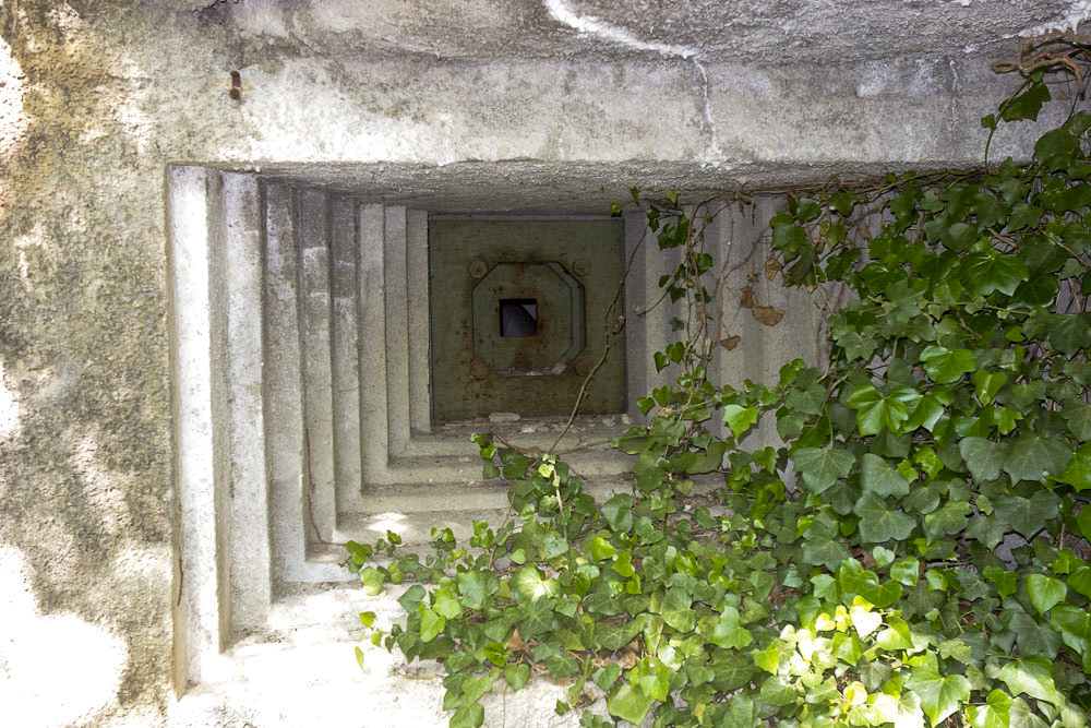 Ligne Maginot - COL DE GARDE (G) - EO10 - (Abri actif) - Bloc 1
Créneau FM de défense rapprochée - Michel Teiten