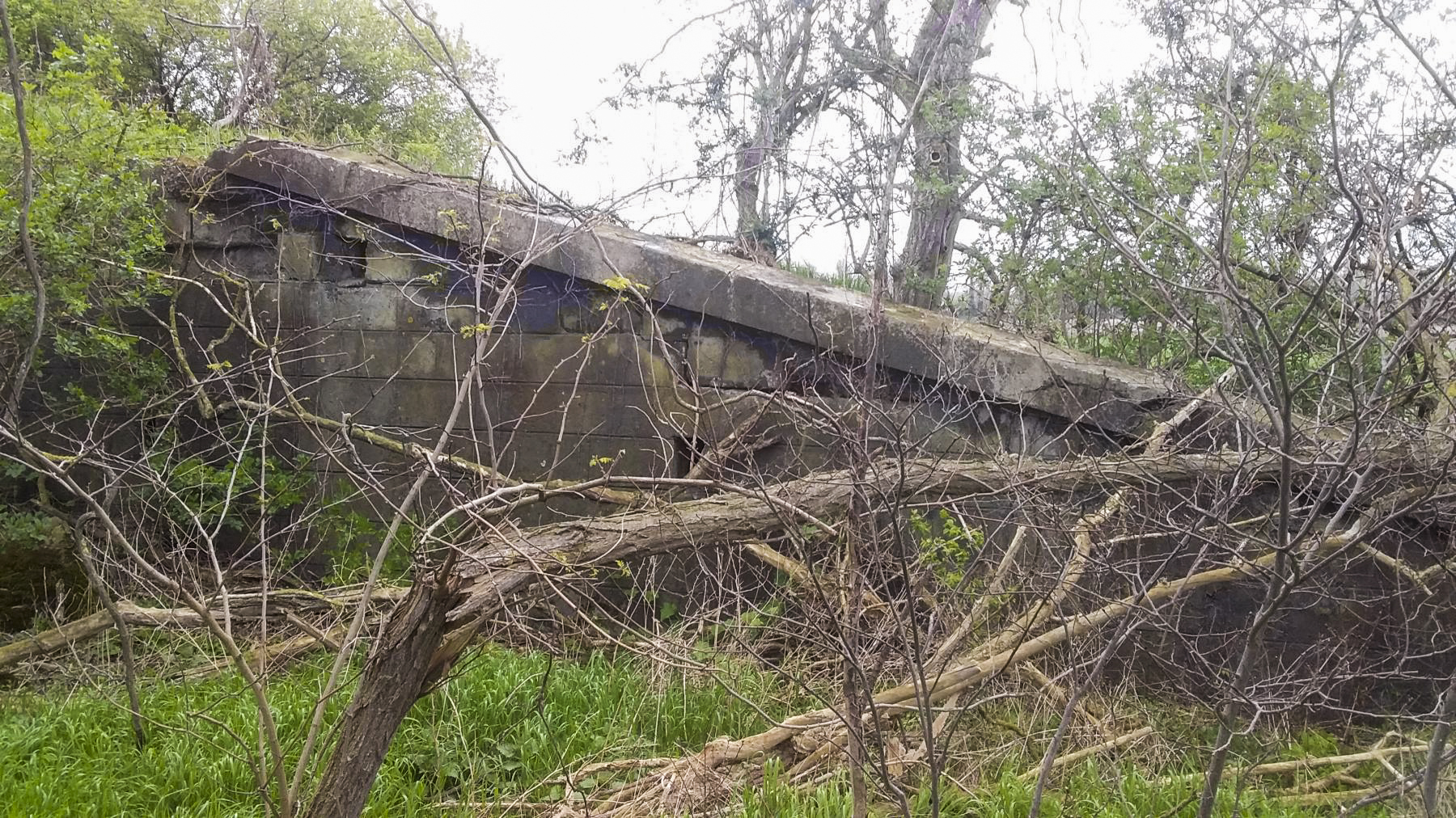 Ligne Maginot - 41/3 - BIESHEIM NORD - (Casemate d'infanterie - Double) - Mur coté droit - Joel MUNTZINGER