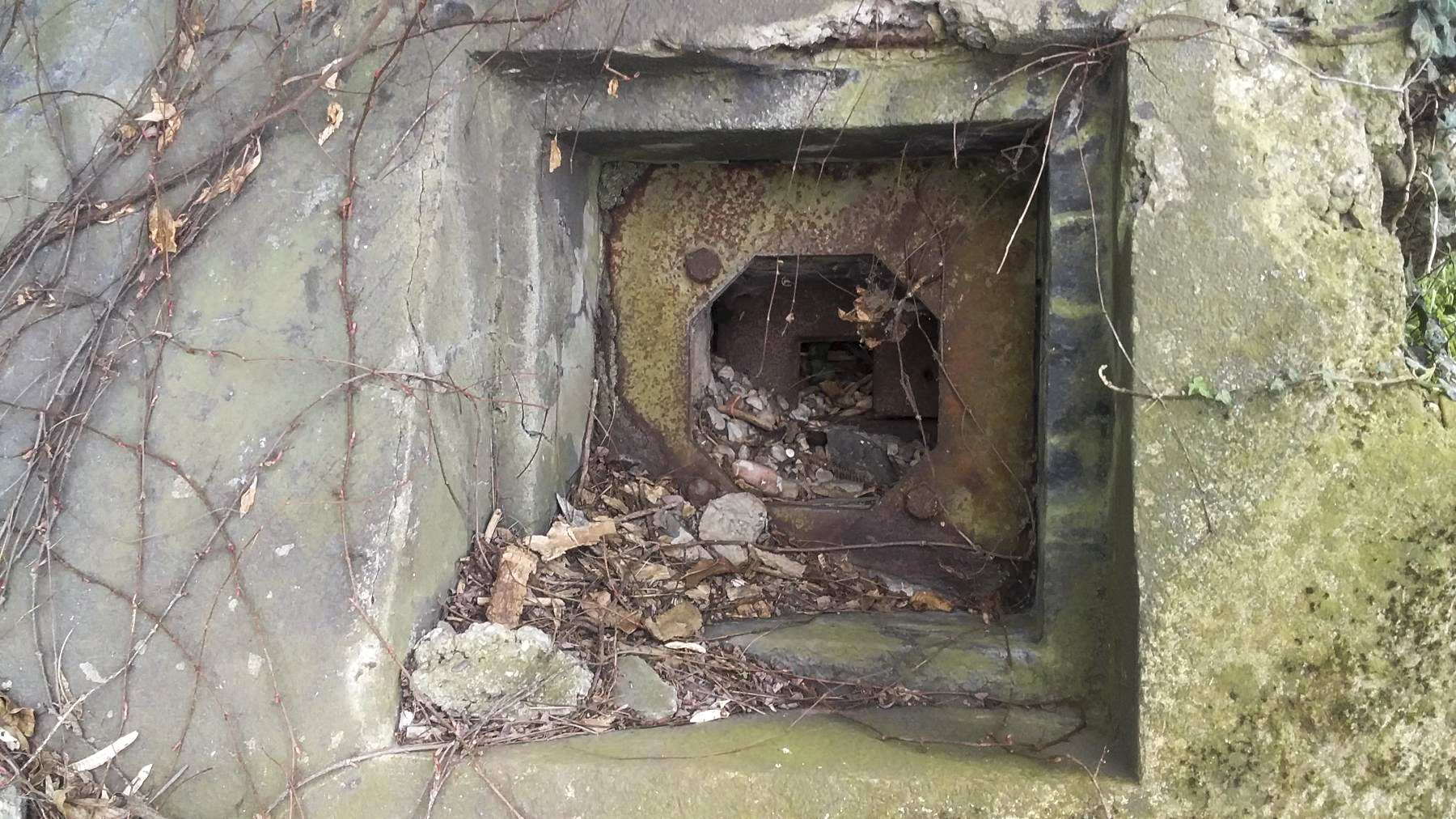 Ligne Maginot - 41/3 - BIESHEIM NORD - (Casemate d'infanterie - Double) - Le créneau de tir  - Joel MUNTZINGER