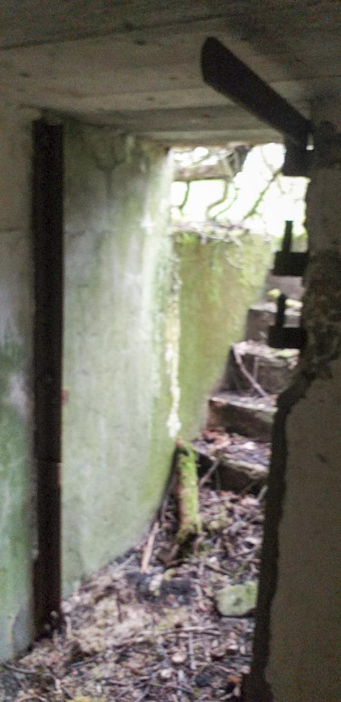 Ligne Maginot - GUEBENHOUSE 3 - (Blockhaus pour arme infanterie) - La porte d'entrée - minich jean michel