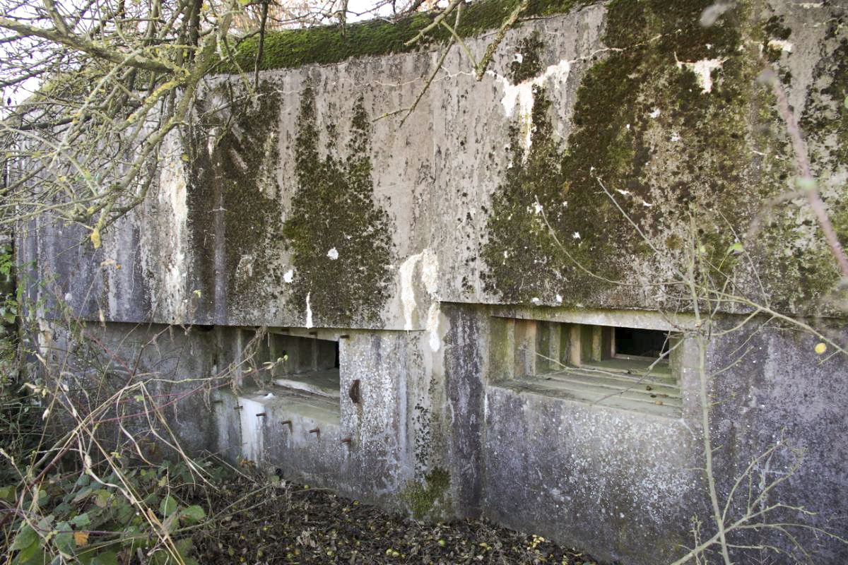 Ligne Maginot - AB17 - (Blockhaus pour canon) - Les créneaux - JOLAS, Jean-Michel