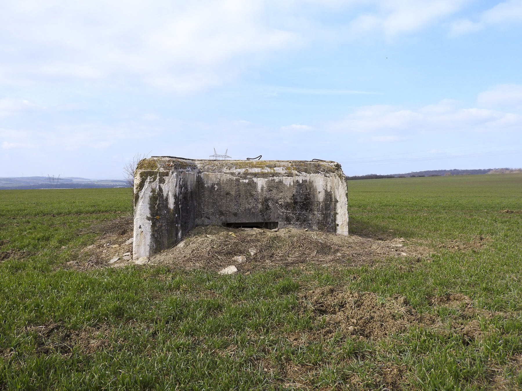 Ligne Maginot - LUTERSBERG NORD - (Blockhaus pour arme infanterie) - La façade de tir
 - STENGER Mathieu