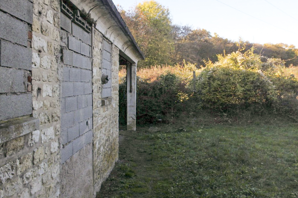 Ligne Maginot - TETING CAMP - (Stand de tir) - L'arrière à la casemate - JOLAS, Jean-Michel