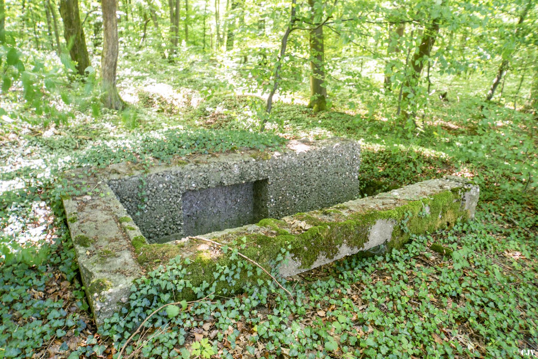 Ligne Maginot - LANING 4 - (Cuve pour arme d'infanterie) - Face frontale             - Lia VERMEULEN