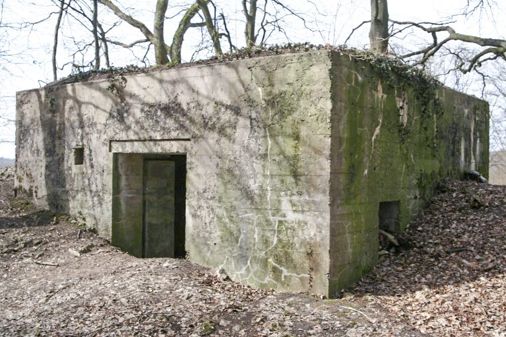 Ligne Maginot - MARIENTHAL 3 (AVANT POSTE) - (Blockhaus pour canon) - L'entrée pour le canon et de coté, l'entrée du personnel - BACH Thierry