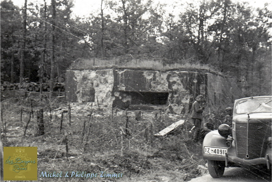 Ligne Maginot - MC1B - HENRIVILLE 3 (AVANT POSTE) - (Blockhaus pour canon) -  - Inconnu