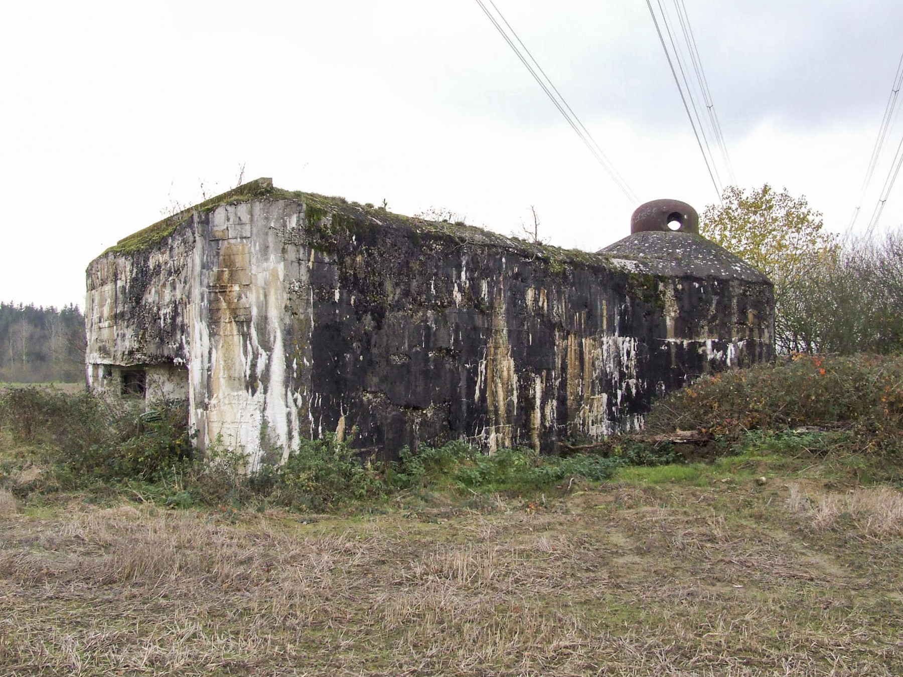 Ligne Maginot - MC07 - STG R - (Casemate d'infanterie - Double) - La façade frontale. - STENGER Mathieu