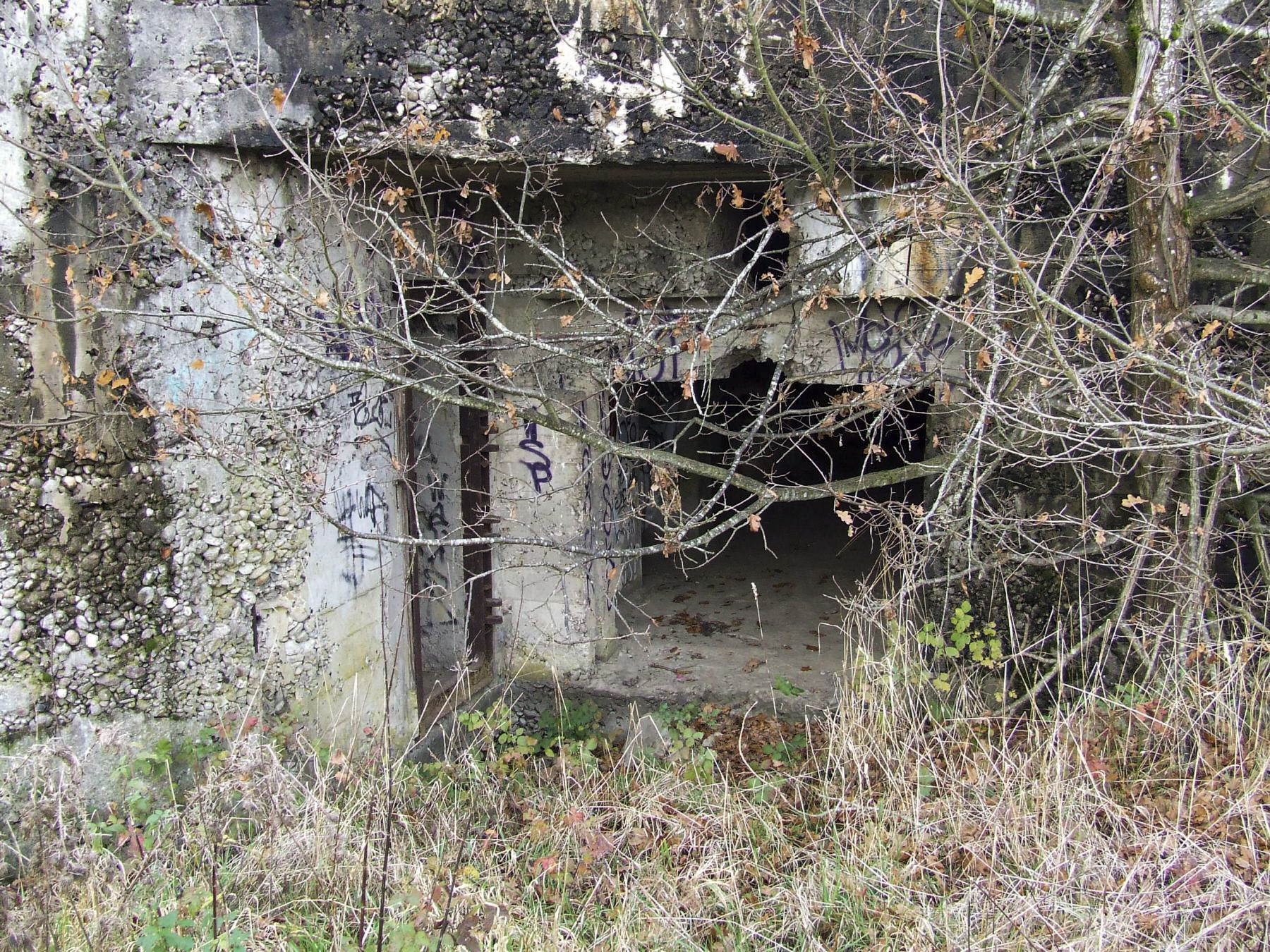 Ligne Maginot - MC07 - STG R - (Casemate d'infanterie - Double) - Les entrées de la casemate. - STENGER Mathieu