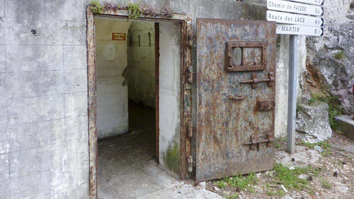 Ligne Maginot - PEILLE - (Central téléphonique isolé) - Entrée de gauche - ELLENA-CUNY