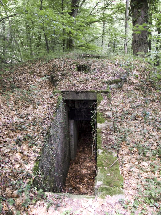 Ligne Maginot - CT26 - (Cuve pour arme d'infanterie) - La tranchée d'entrée - Schnoupf