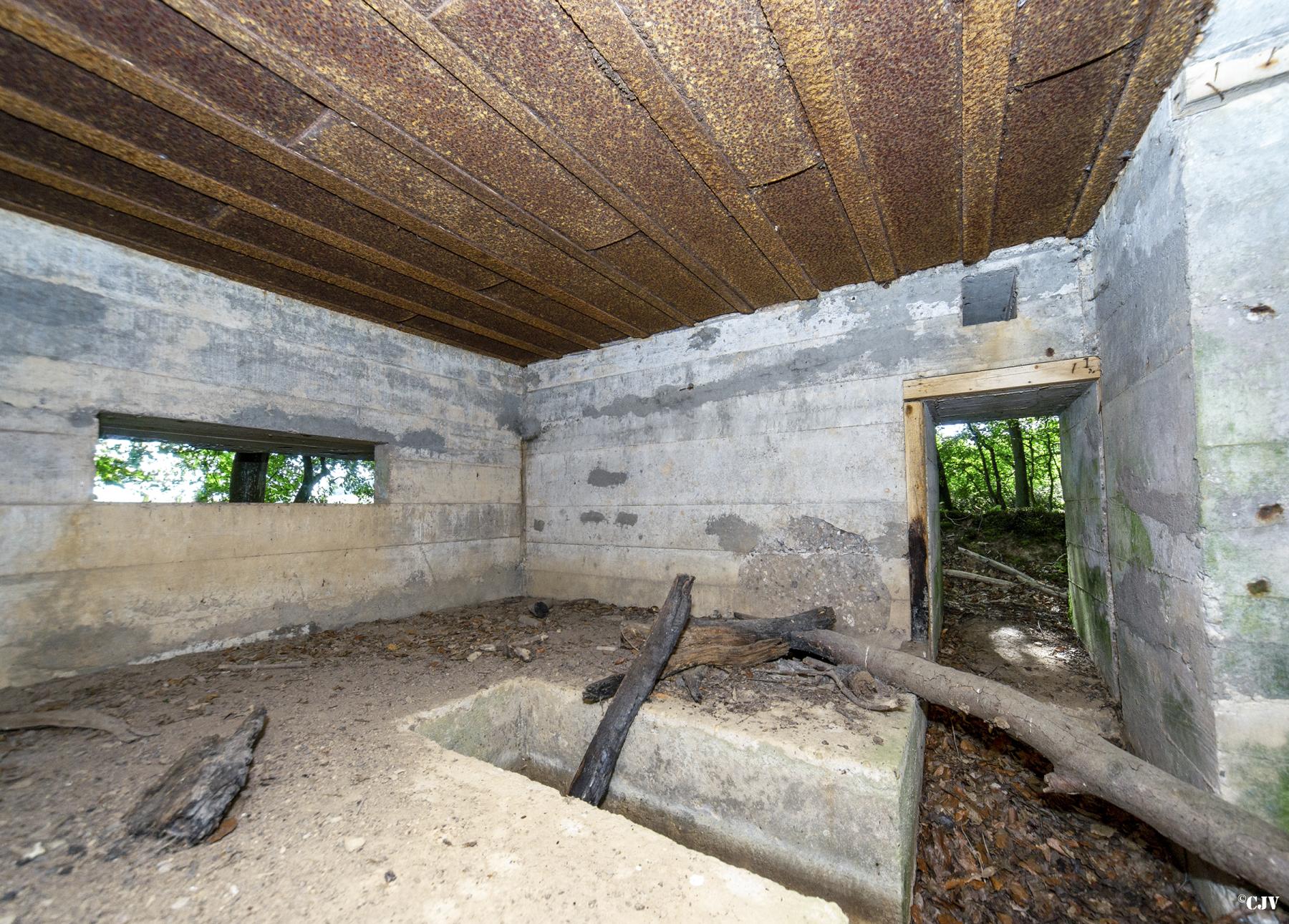 Ligne Maginot - VORDERSTERWALD 9 - (Blockhaus pour canon) - L'intérieur - Lia VERMEULEN