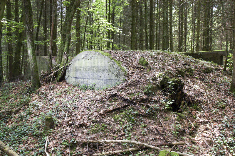 Ligne Maginot - FOND LOLIETTE - (PC) - Comme d'autres PC de ce secteur, celui ci présente la particularité de ne pas être enterré. - www.arnaultjl-photo.com