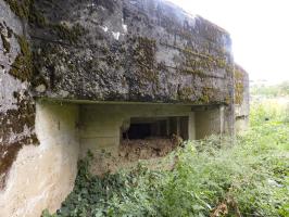 Ligne Maginot - PLAN - (Casemate d'infanterie - Simple) - Le créneau pour canon anti-char.