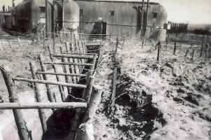 Ligne Maginot - OBERROEDERN SUD - RIEFFEL - (Casemate d'infanterie - Double) - La casemate et le réseau de tranchées menant vers le PA Roland.
C'est par là que se sont infiltrés les allemands