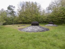 Ligne Maginot - HOCHWALD - (Ouvrage d'artillerie) - Bloc 14
Les cloches pour GFM et VDP