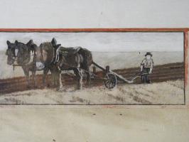 Ligne Maginot - LEMBACH - (Camp de sureté) - Peinture murale
Paysan