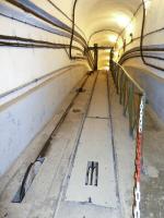 Ligne Maginot - FOUR A CHAUX - FAC - (Ouvrage d'artillerie) - Plan incliné
Portique supérieur et rampe de déchargement/chargement 