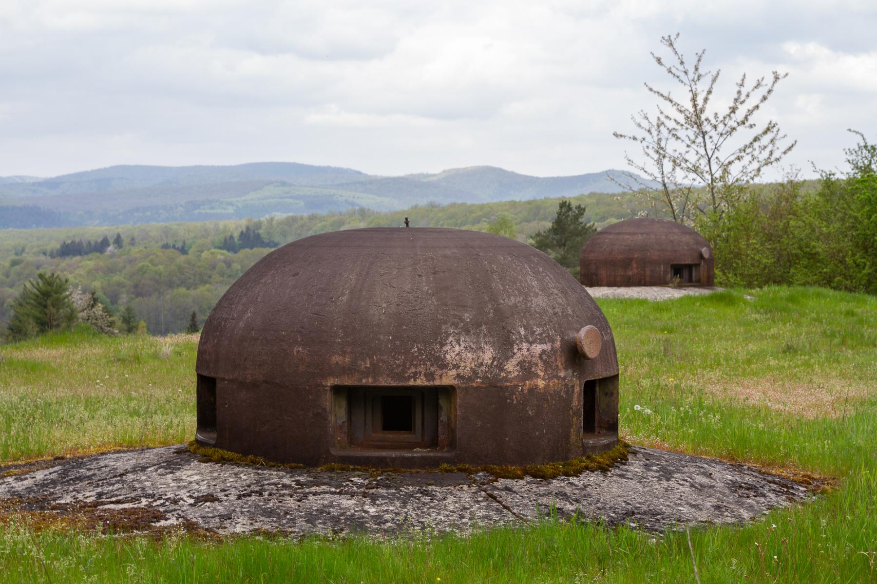 Ligne Maginot - HOCHWALD - (Ouvrage d'artillerie) - Bloc 13
Les deux cloches GFM - Michel Teiten