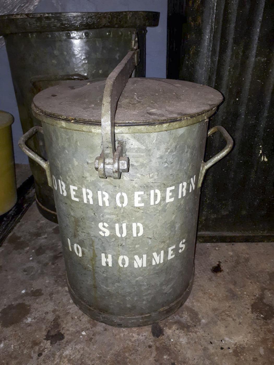 Ligne Maginot - OBERROEDERN SUD - RIEFFEL - (Casemate d'infanterie - Double) - Norvégienne pour le transport des repas chaud - Gregory Fuchs