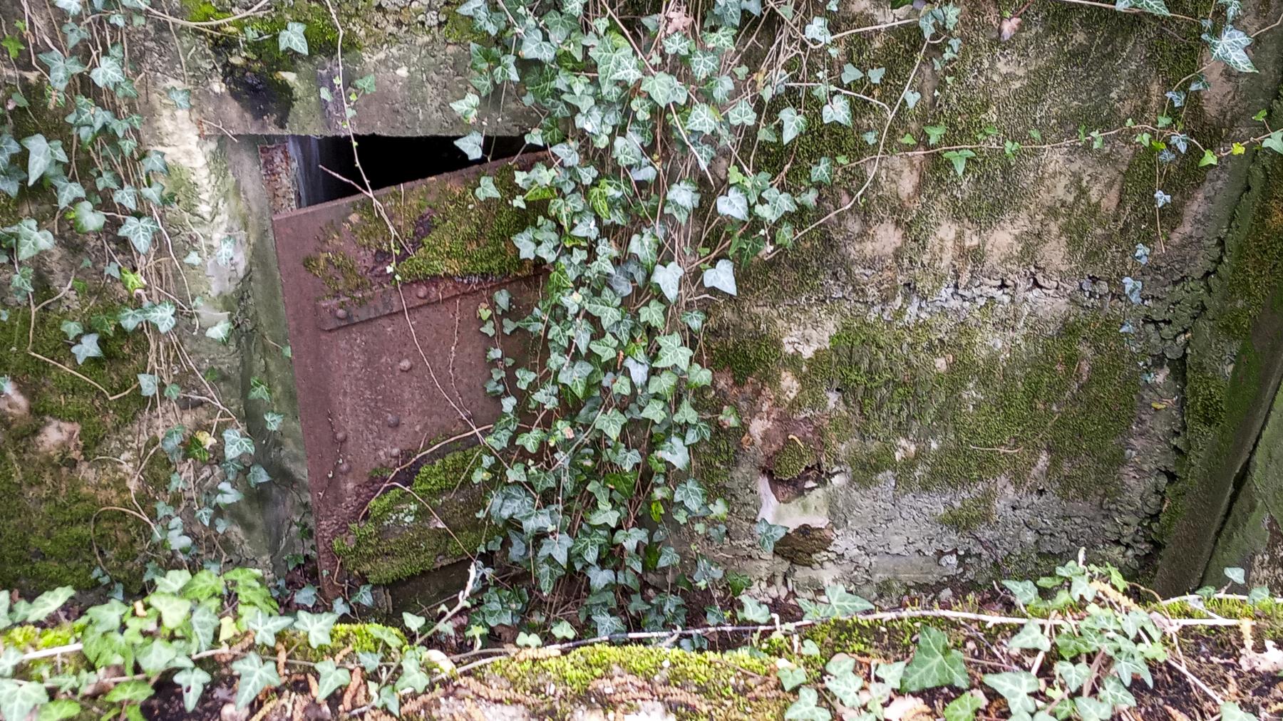 Ligne Maginot - CB118-C - OBERHEIDE 02 - (Blockhaus pour canon) - L'entrée du personnel - Marc Fossoul