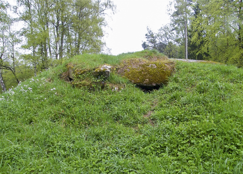 Ligne Maginot - PFAFFENSCHLICK SUD - (Blockhaus pour arme infanterie) - L'entrée du blockhaus, remblayée - Jean-Louis AUBLET & Sylvie MAINGUIN