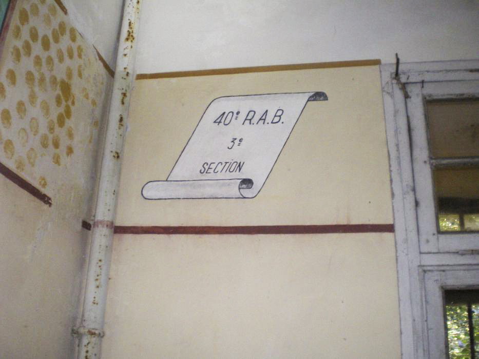 Ligne Maginot - LEMBACH - (Camp de sureté) - 40° RAB - 3éime section - donceuh