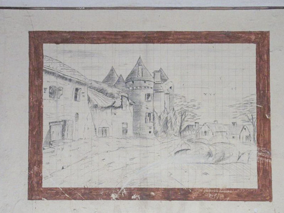 Ligne Maginot - LEMBACH - (Camp de sureté) - Peinture murale - GRAMI