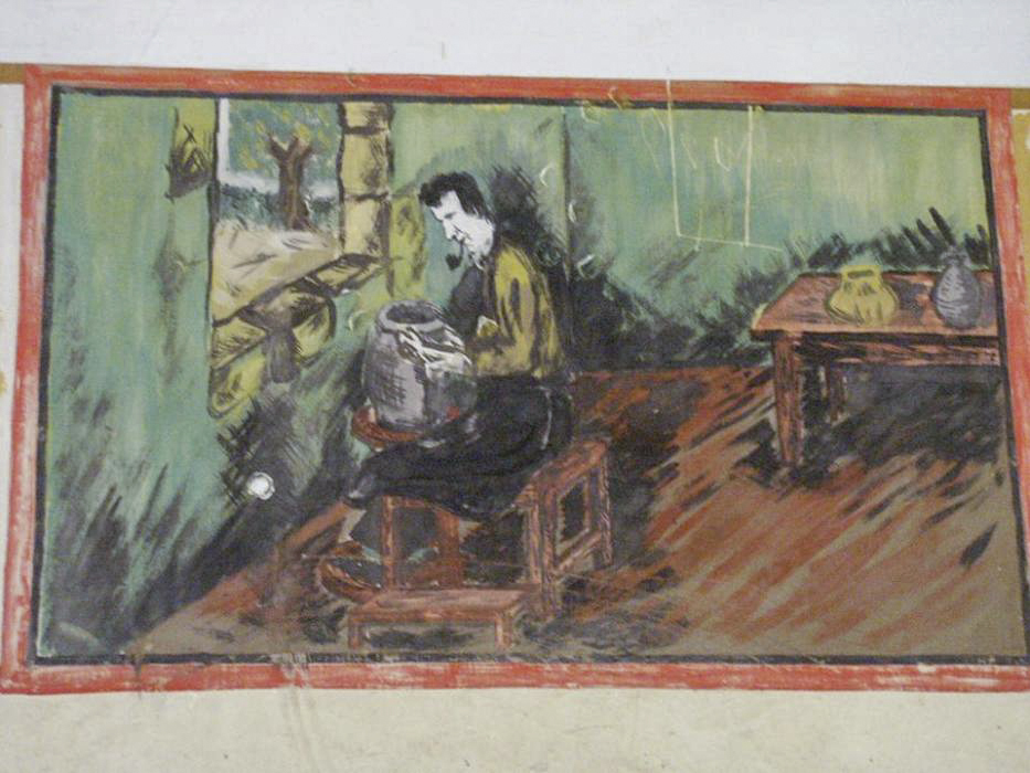 Ligne Maginot - LEMBACH - (Camp de sureté) - Peinture murale
Potier - GRAMI