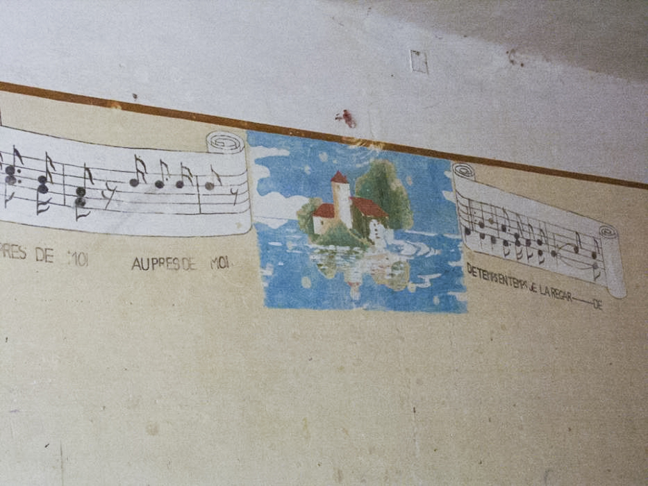 Ligne Maginot - LEMBACH - (Camp de sureté) - Peinture murale
Chanson 'Je me suis engagé pour l'amour d'une blonde' - GRAMI
