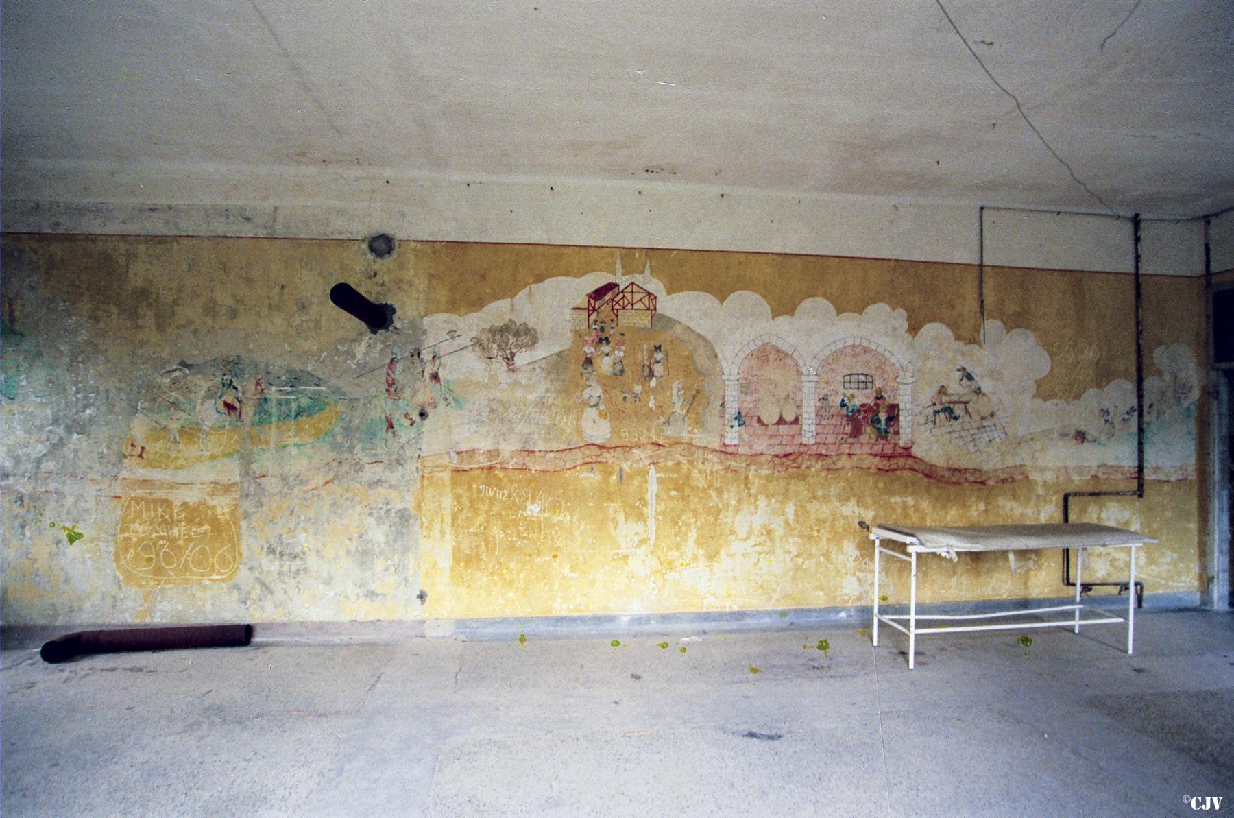 Ligne Maginot - LEMBACH - (Camp de sureté) - Fresque comique 'les alsaciennes' - Lia VERMEULEN