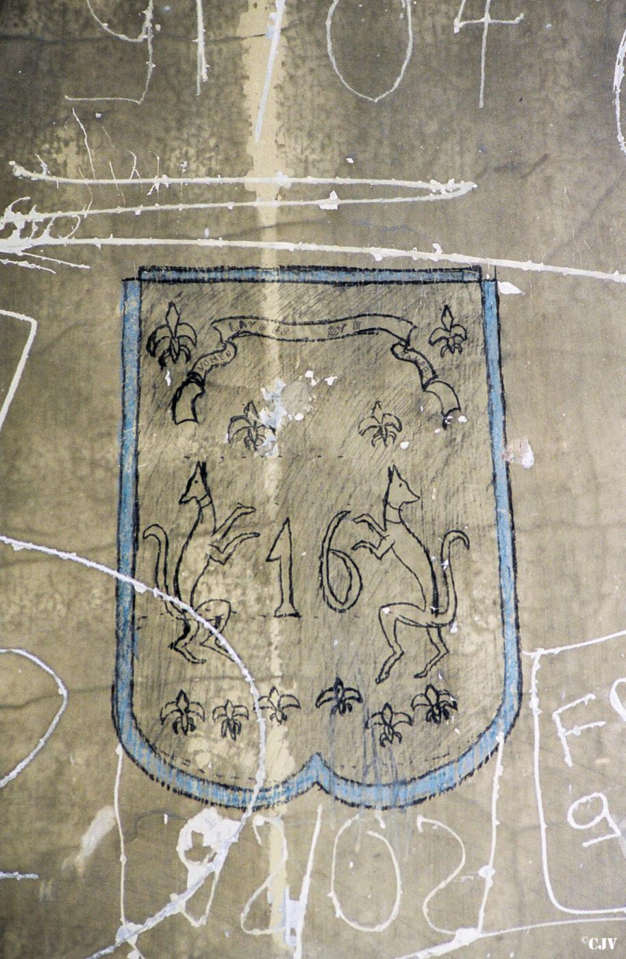 Ligne Maginot - LEMBACH - (Camp de sureté) - Un des dessins qui ornent le mess - Lia VERMEULEN