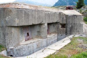Ligne Maginot - LAVOIR - (Ouvrage d'artillerie) - Bloc 5
La casemate avec les deux 75