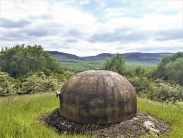 Ligne Maginot - LEMBACH - (Ouvrage d'infanterie) - Bloc 1
Vue depuis la cloche GFM sud-est