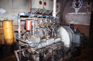 Ligne Maginot - KERFENT - A34 - (Ouvrage d'infanterie) - L'usine électrique
Groupe électrogène à moteur Renault