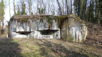 Ligne Maginot - 84 - CHEMIN CREUX - (Casemate d'infanterie - Double) - Façade sud-ouest