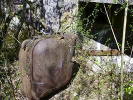 Ligne Maginot - COUCOU - A20 - (Ouvrage d'infanterie) - Bloc 2
Le caisson blindé pour projecteur extérieur